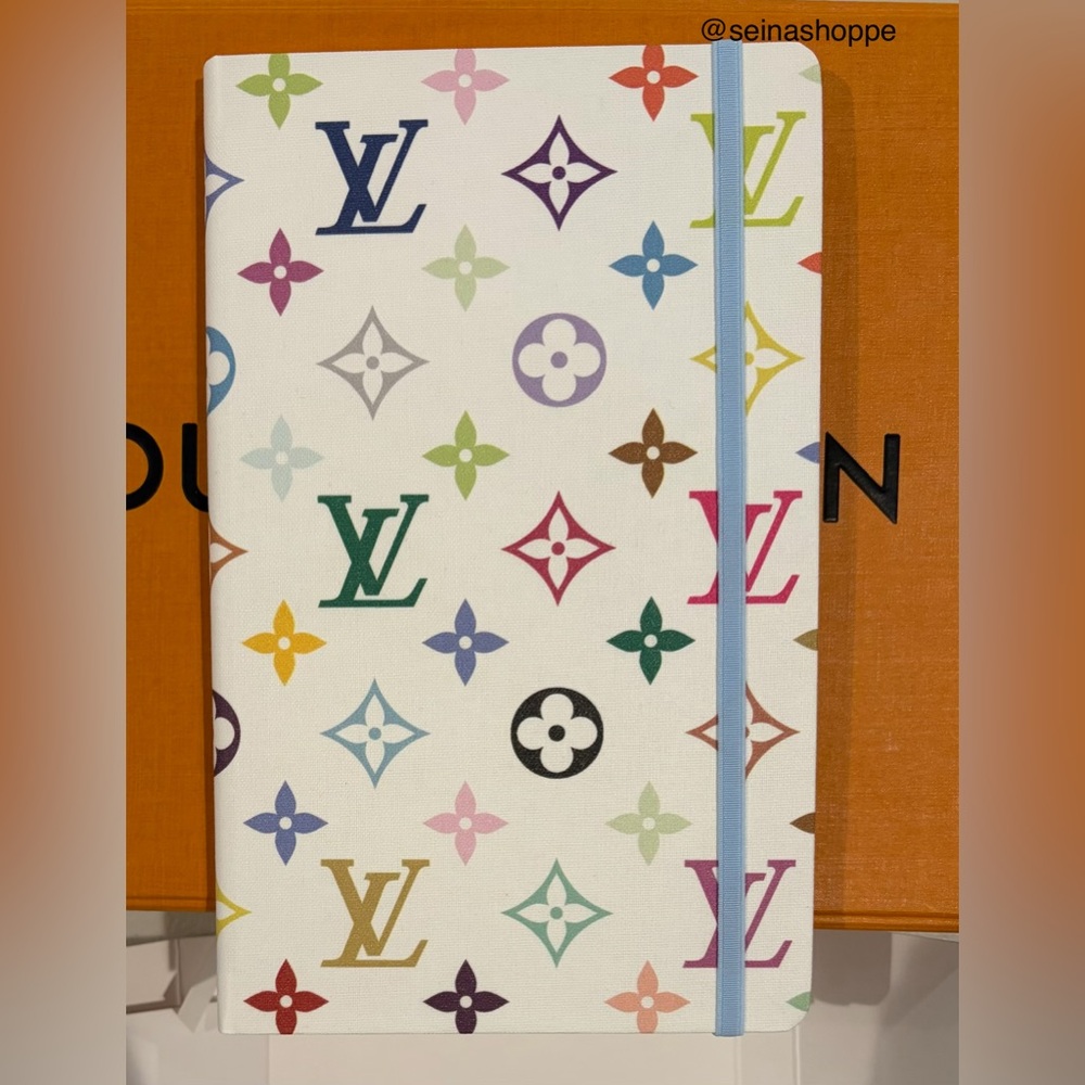 Louis Vuitton Takashi Murakami White Multicolor Notebook, LVxTM Stickers NWT - Picture 14 of 14